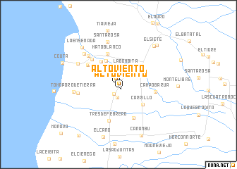 map of Alto Viento