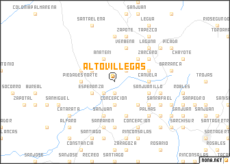 map of Alto Villegas