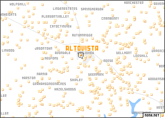 map of Alto Vista