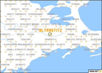 map of Alt Pastitz