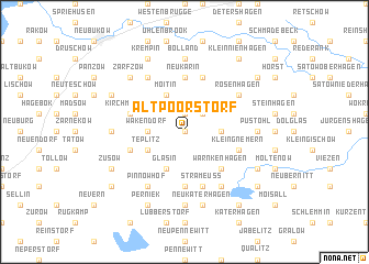 map of Alt Poorstorf