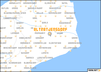 map of Altratjensdorf