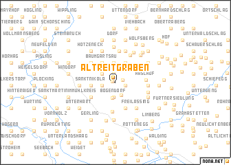 map of Altreitgraben