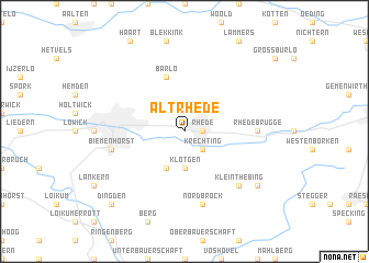 map of Altrhede