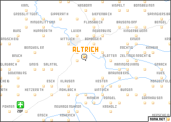 map of Altrich