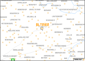 map of Altrier