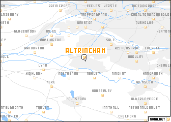 map of Altrincham