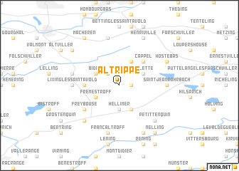 map of Altrippe