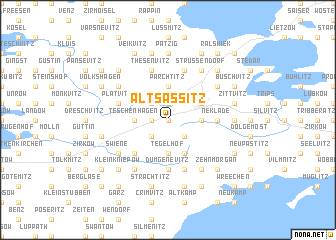 map of Alt Sassitz