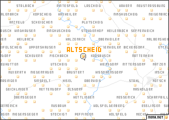 map of Altscheid