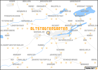 map of Altstädter Gärten