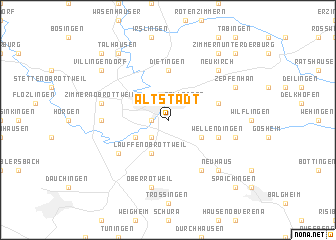 map of Altstadt