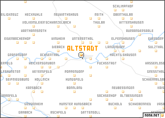 map of Altstadt