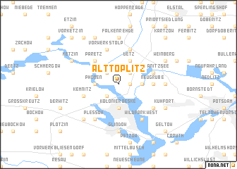 map of Alt Töplitz