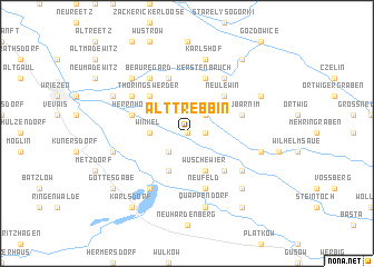 map of Alttrebbin