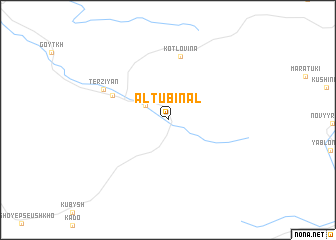 map of Altubinal