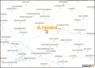 map of Altukhovo