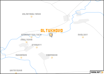 map of Altukhovo