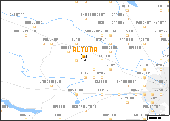 map of Altuna