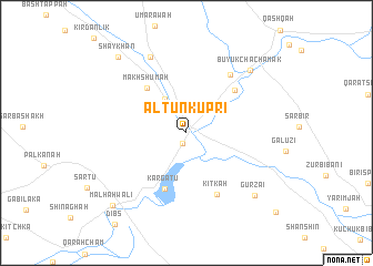 map of Altun Kupri