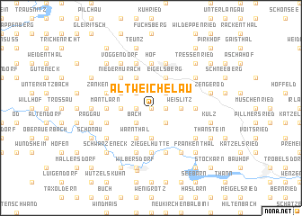 map of Altweichelau