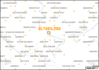 map of Altweilnau