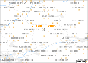 map of Altwiedermus