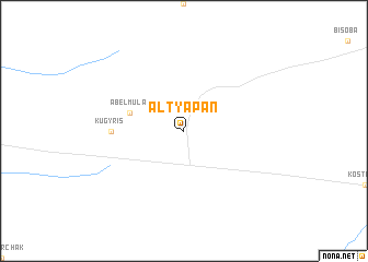 map of Altyapan