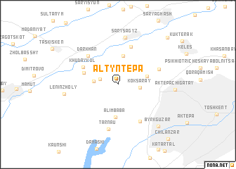 map of Altyntepa