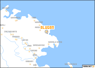 map of Alugan