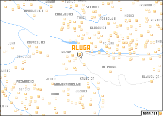 map of Aluga