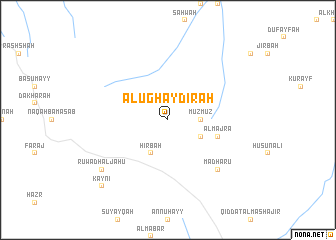 map of Al Ughaydirah