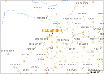 map of Alugmawa