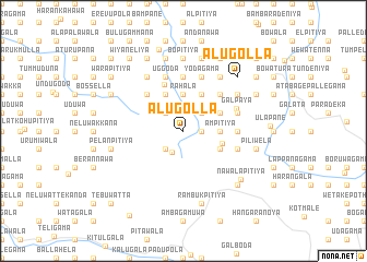 map of Alugolla