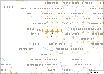 map of Alugolla