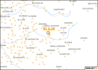 map of Aluja