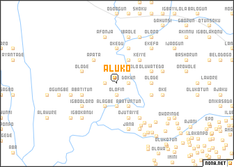 map of Aluko