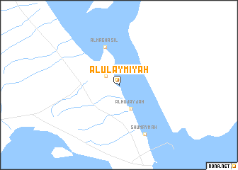 map of Al ‘Ulaymīyah