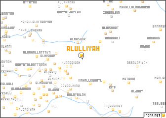 map of Al ‘Ullīyah