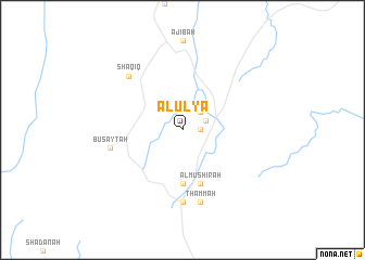 map of Al ‘Ulyā