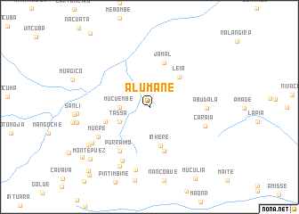 map of Alumane