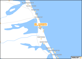 map of Al ‘Umānī