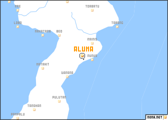 map of Aluma