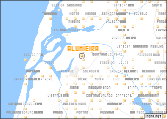 map of Alumieira