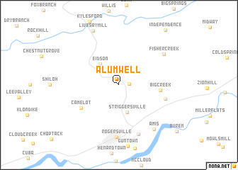 map of Alumwell