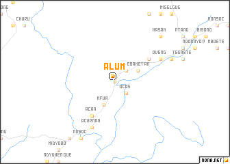 map of Alum
