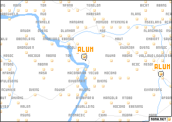 map of Alum