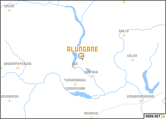 map of Alungane