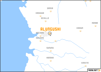 map of Alungushi