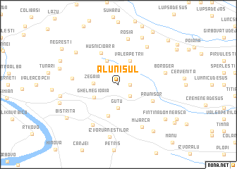 map of Alunişul